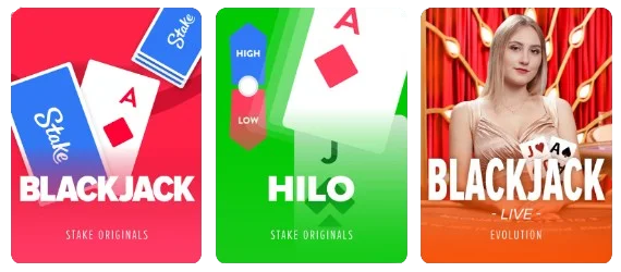 Tischspiele im Stake Casino